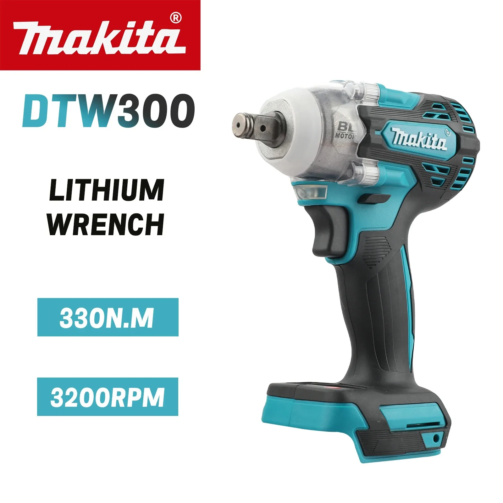 Makita Drill Dtw300 - 마키타 DTW300 18V 브러시리스 무선 임팩트