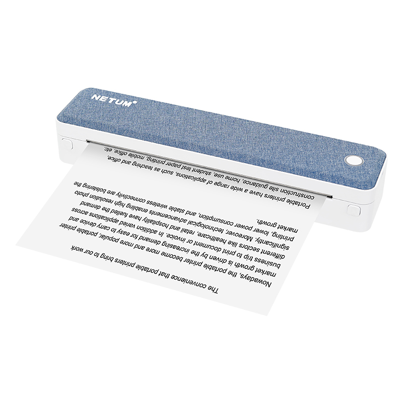 Commercial Document Printing - A4 휴대용 열전사 프린터 블루투스 비즈니스
