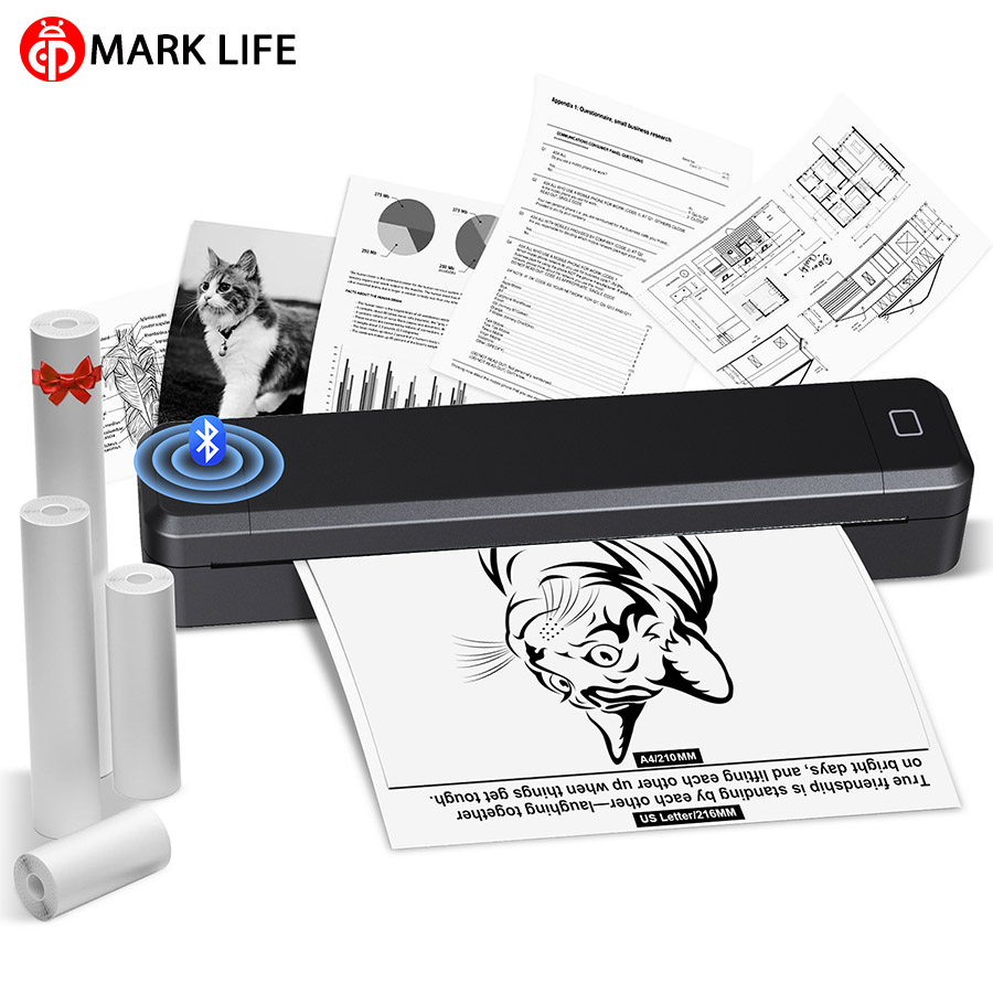 Marklife A4 열전사 프린터 휴대용 블루투스 프 - Commercial Document Printing 리뷰 및 가격