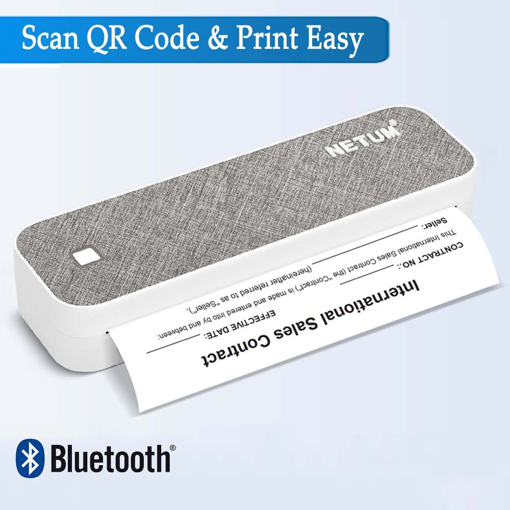 A4 휴대용 열전사 프린터 블루투스 및 USB 사진 t - Commercial Document Printing 리뷰 및 가격