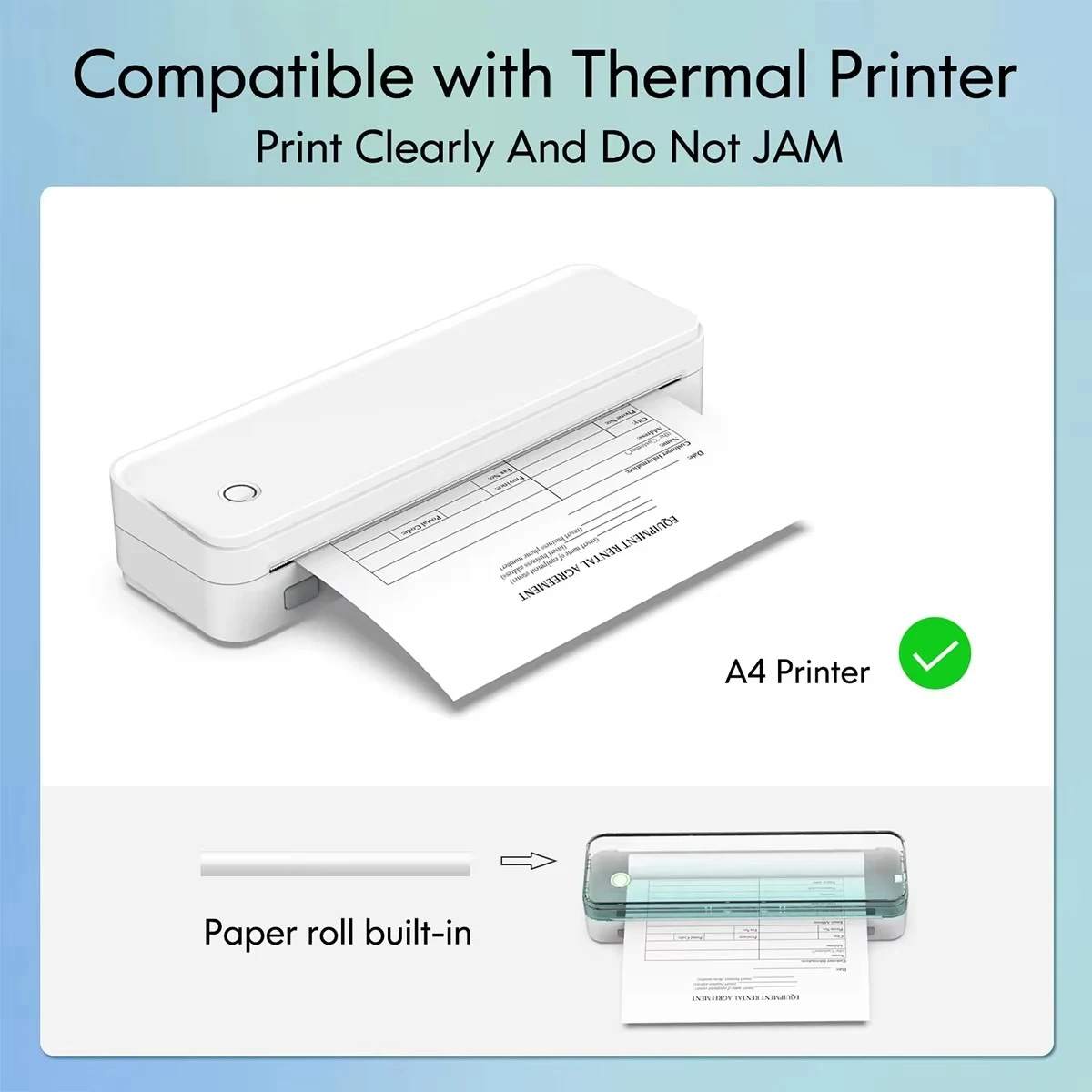 A4 감열지 롤 1/2/4/10롤 문서/시험지/사무실/ - Commercial Document Printing 리뷰 및 가격