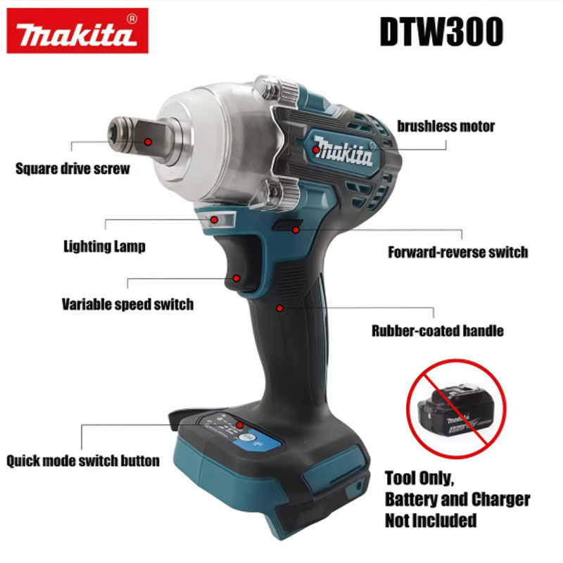 마키타 DTW300 18V 브러시리스 무선 렌치 파워툴 - Makita Drill Dtw300 리뷰 및 가격