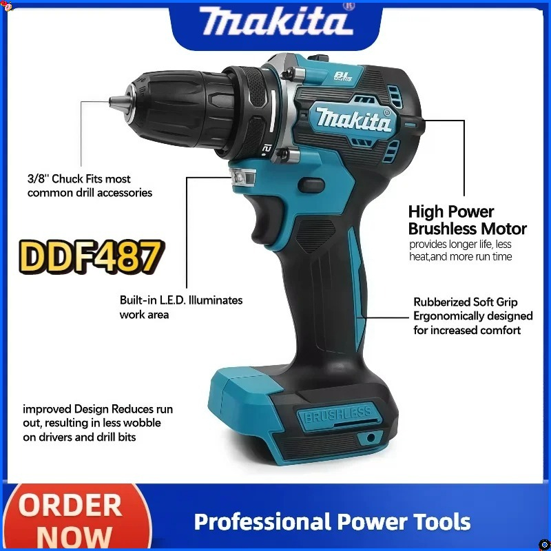 마키타 DDF487 브러시리스 스크루드라이버 전동 드라 - Makita Drill Ddf484 리뷰 및 가격